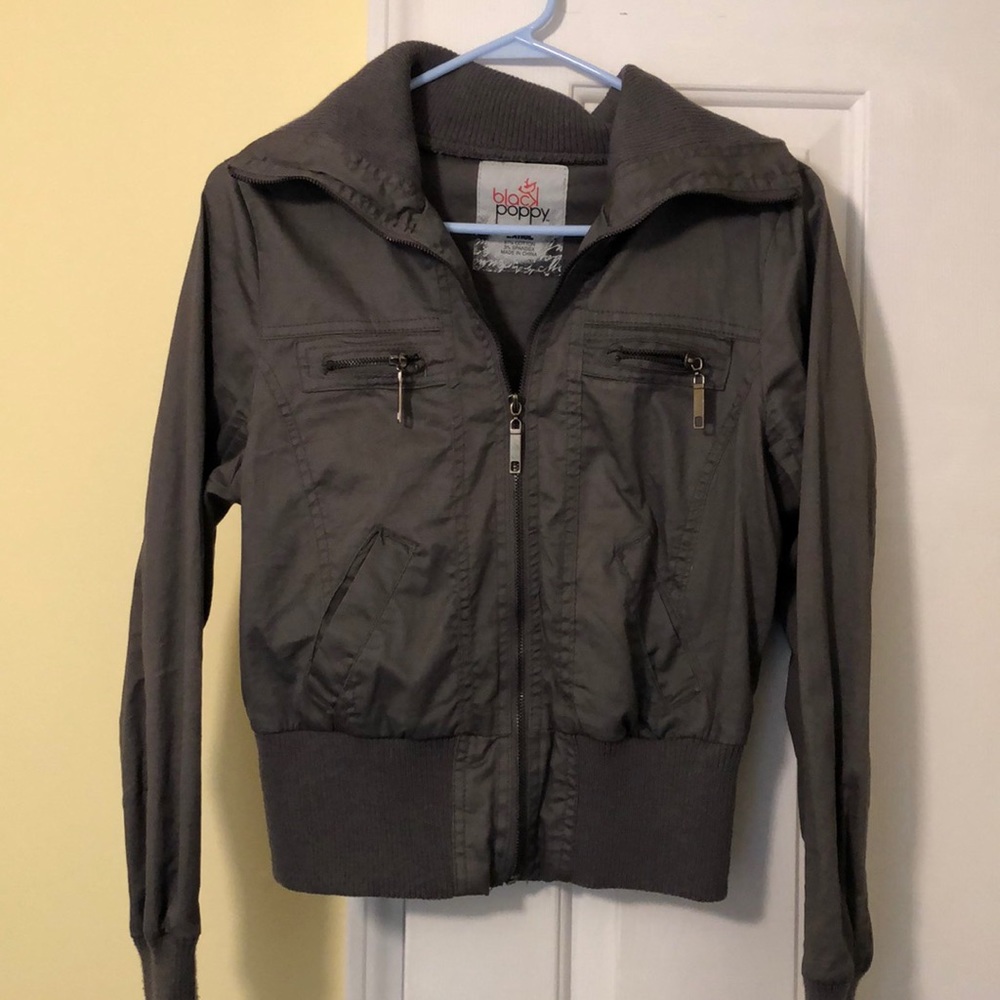 Grey casual jacket